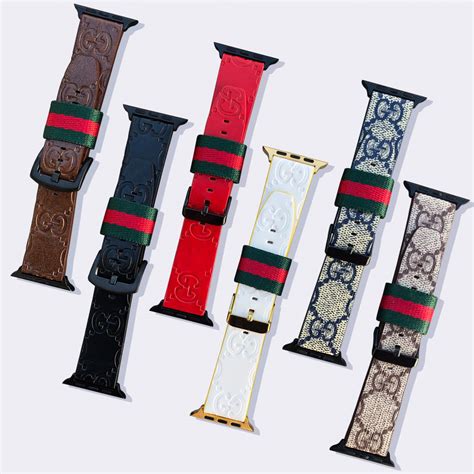 leather gucci apple watch band|best apple watch bands gucci.